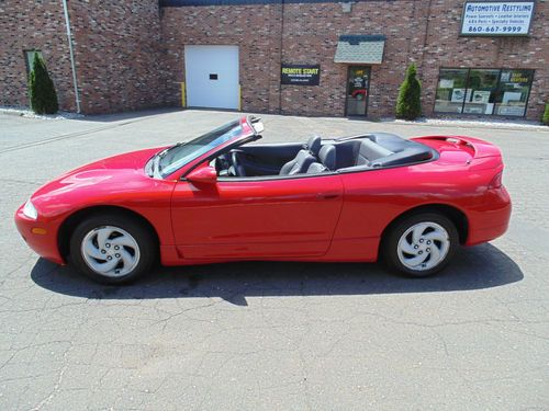 1996 Mitsubishi Eclipse GST TURBO 5sp Spyder convertible all original very clean, image 6