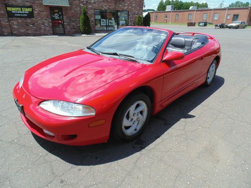 1996 Mitsubishi Eclipse GST TURBO 5sp Spyder convertible all original very clean, image 7
