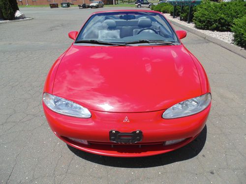 1996 Mitsubishi Eclipse GST TURBO 5sp Spyder convertible all original very clean, image 8