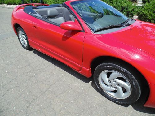 1996 Mitsubishi Eclipse GST TURBO 5sp Spyder convertible all original very clean, image 9