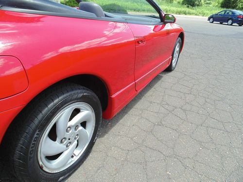 1996 Mitsubishi Eclipse GST TURBO 5sp Spyder convertible all original very clean, image 12