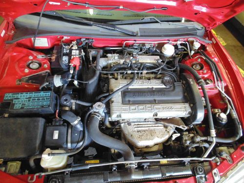 1996 Mitsubishi Eclipse GST TURBO 5sp Spyder convertible all original very clean, image 20