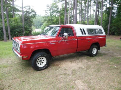 1978 dodge 150 adventurer 4x4