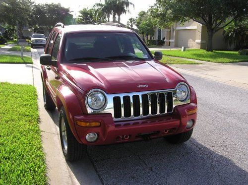 2002 jeep liberty limited sport utility 4-door 3.7l