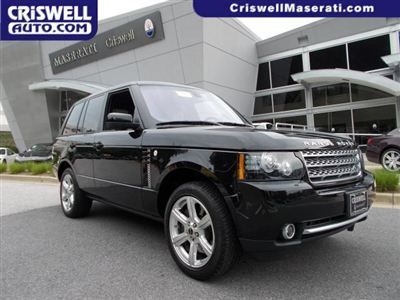 2012 land rover range rover super charged v8 nav leather low miles loaded
