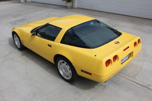 Corvette chevrolet 1991 original owner chevy vette