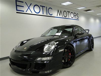 2008 porsche 911 gt3! blk/blk! 6-speed! only 23k miles! xenons sport chrono pkg