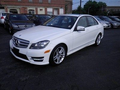 3.5l v6 dohc leather white sedan 1 owner 4-matic awd sunroof alloys we finance