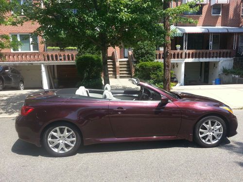 2010 infiniti g37 sport convertible 2-door 3.7l excellent condition one owner