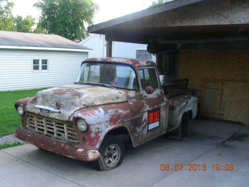1955 chevy 3100 stepside pickup (project), US $4,000.00, image 2