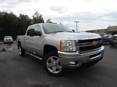 11 chevy silverado 1500hd 4x4 ltz duramax diesel heated black leather backup cam