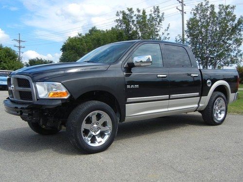 Laramie hemi 4x4 navigation runs &amp; drives salvage repairable damaged