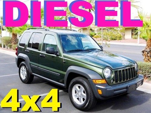2006 jeep liberty sport 4x4 crd turbo diesel extra clean runs great *no reserve*