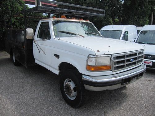 1996 ford f450 with 11ft service body 7.3l powerstroke diesel