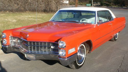 1966 cadillac coupe deville 46k miles, a/c, excellent condition, solid survivor