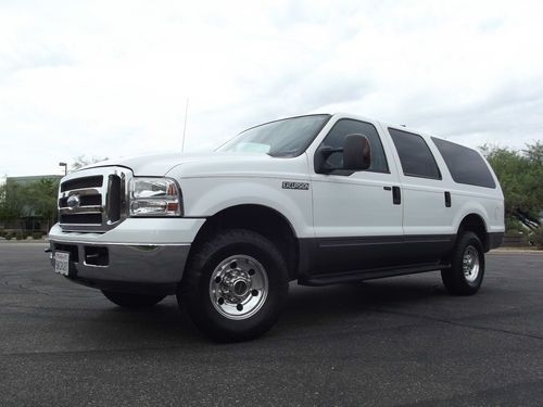 2005 ford excursion powerstroke diesel! 4x4! leather! 1 owner! low miles wow!!