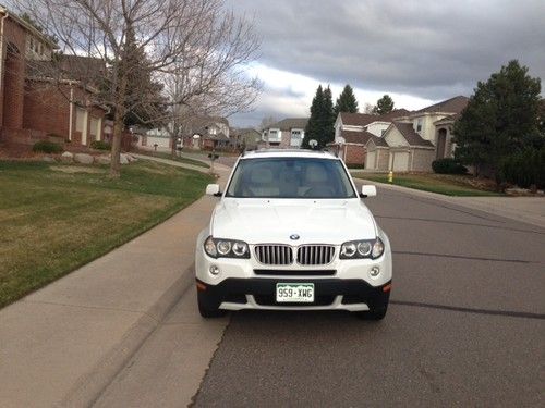 Beautiful 2008 BMW X3 3.0si - Alpine White, Beige Leather/Black Interior, US $21,000.00, image 4