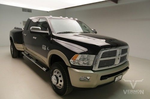 2012 laramie longhorn mega 4x4 navigation sunroof leather heated rear dvd diesel