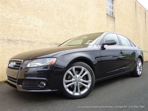 2010 audi a4 premium plus quattro 100k warranty satellite xenon 18 inch wheels