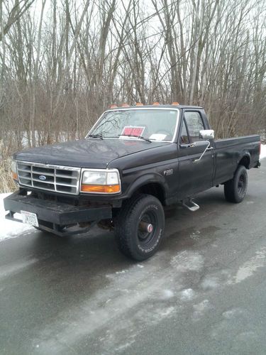 1992 ford f-250 xlt lariat standard cab pickup 2-door 5.8l 4x4