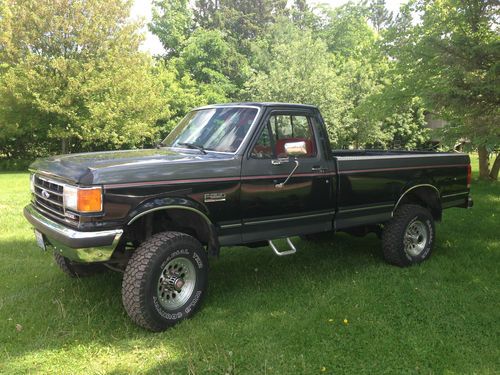 1989 ford f350 regular cab xlt latiat 4x4 diesel