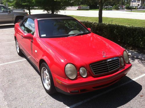 1999 mercedes-benz clk320 convertible 2-door   no reserve