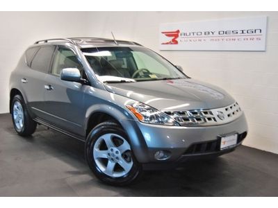 2005 nissan murano sl awd - navigation, rear camera, leather, sunroof &amp; xeon hid