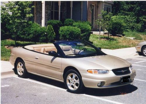 Great conddition one owner 1999 sebring jxi convertible, runs and looks super