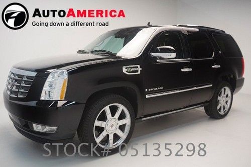 63k low miles clean carfax cadillac escalade hybrid black leather platinum