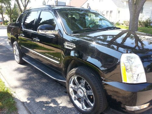 2007 escalade ext 403 hp 162k wi awd black on black dvd nav 22 wheels l@@k!!!!