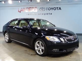 2007 lexus gs 350 black obsidian heated cooled seats 18" wheels sunroof