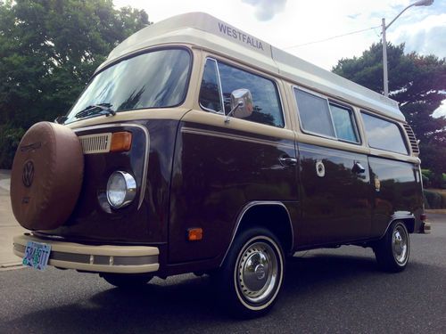 1979 volkswagen bus vanagon westfalia pop top 4 cyl vw 1980 1981 1982 1978 1977