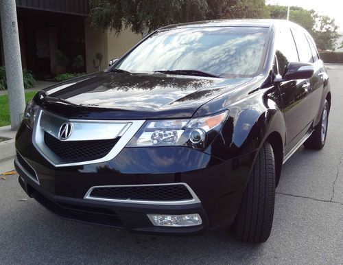 2013 acura mdx 3.7l v6 vtec 6-speed 290bhp mid-size luxury crossover suv black