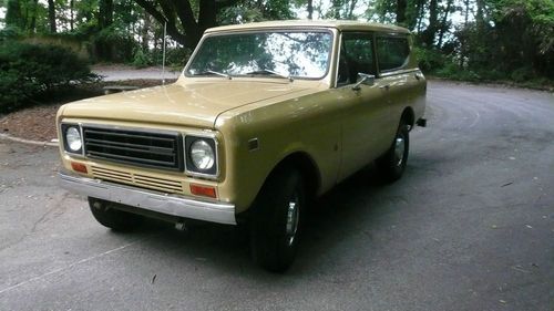 1977 international harvester scout ii: restored in 96