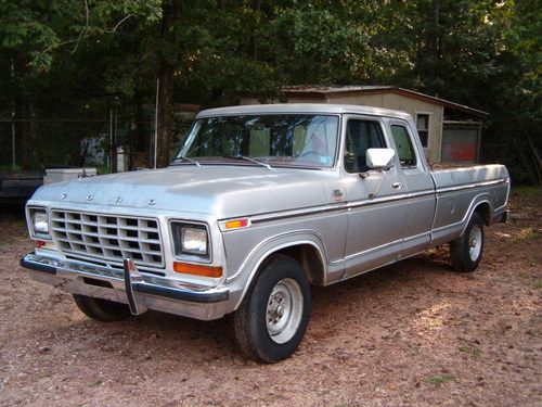 1979 ford f 250 ranger xlt super cab trailer special*351m*c-6*solid survivor