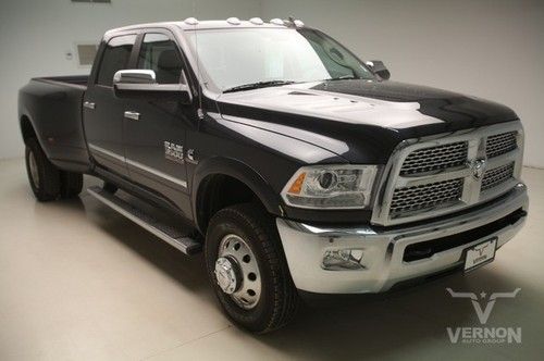 2013 drw laramie crew 4x4 navigation leather heated cummins diesel uconnect