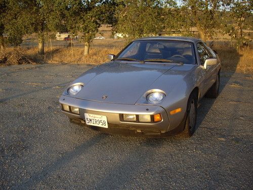 1984 porsche 928s 5 speed full leather all original platinum black interior