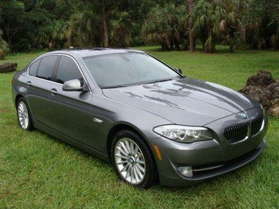 2011 bmw 535i,bmw warranty &amp; free maint.,1-owner,carfax cerified,navigation,nr