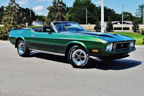 Simply stunning 1973 ford mustang mach1 convertible tribute nicely done must see