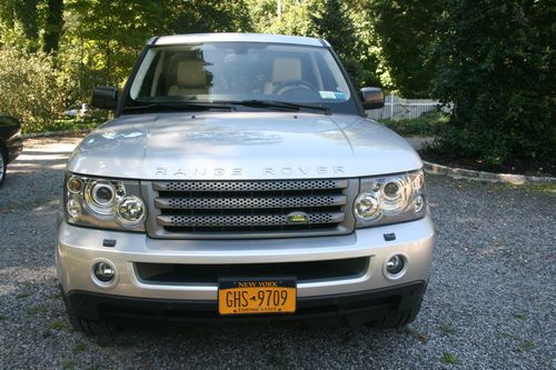 2008 silver land rover luxury leather interior package