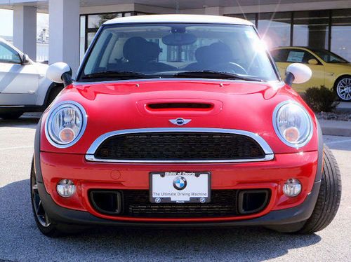 Red hot 2012 mini cooper s hardtop.