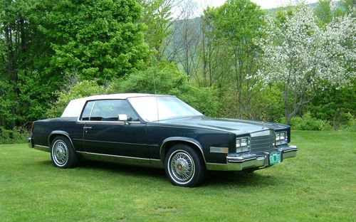 1985 cadillac eldorado  4.1l  80k  carriage top - velour interior . good shape