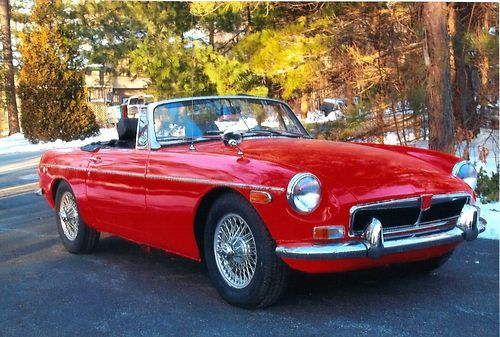 1970 mgb red with black interior
