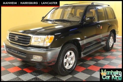 2001 toyota land cruiser. low miles. 4x4. leather. moonroof. 3rd row.