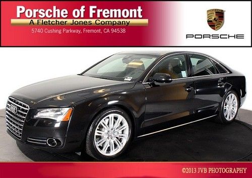 2011 audi a8, one owner, low miles, premium pkg!