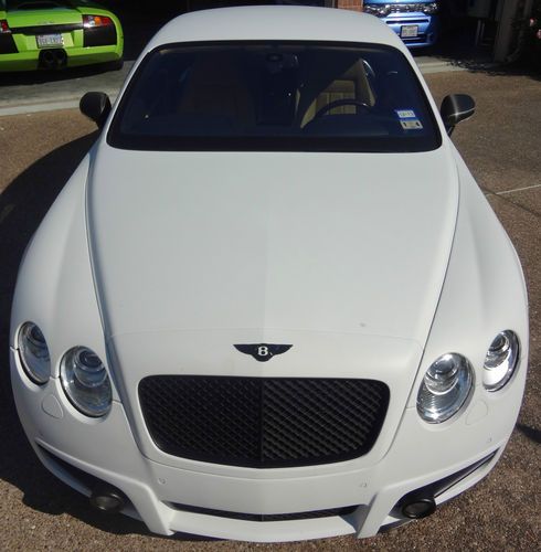 Bentley continental gt with mansory kit and wrapped matte white