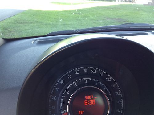 Fiat 500 SPORT  Light Blue, 2013, Leather, 3535 miles, Automatic, Like new., image 5