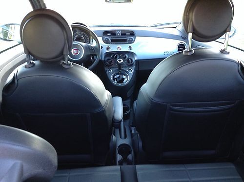 Fiat 500 SPORT  Light Blue, 2013, Leather, 3535 miles, Automatic, Like new., image 7