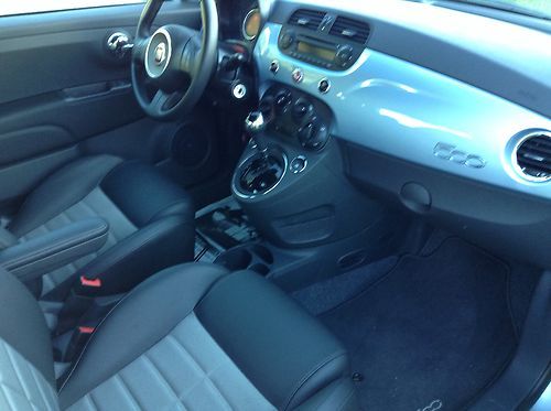 Fiat 500 SPORT  Light Blue, 2013, Leather, 3535 miles, Automatic, Like new., image 8
