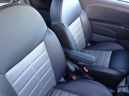 Fiat 500 SPORT  Light Blue, 2013, Leather, 3535 miles, Automatic, Like new., image 9